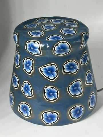 Blue Flowers with Translucent