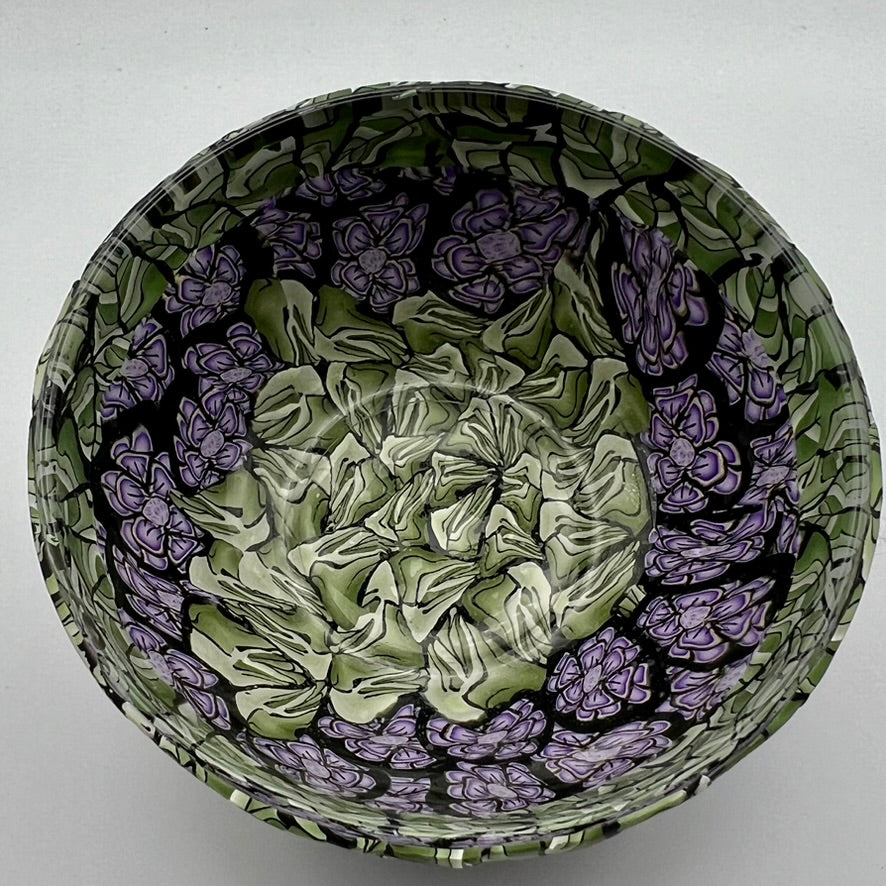 Purple with Green Leaves