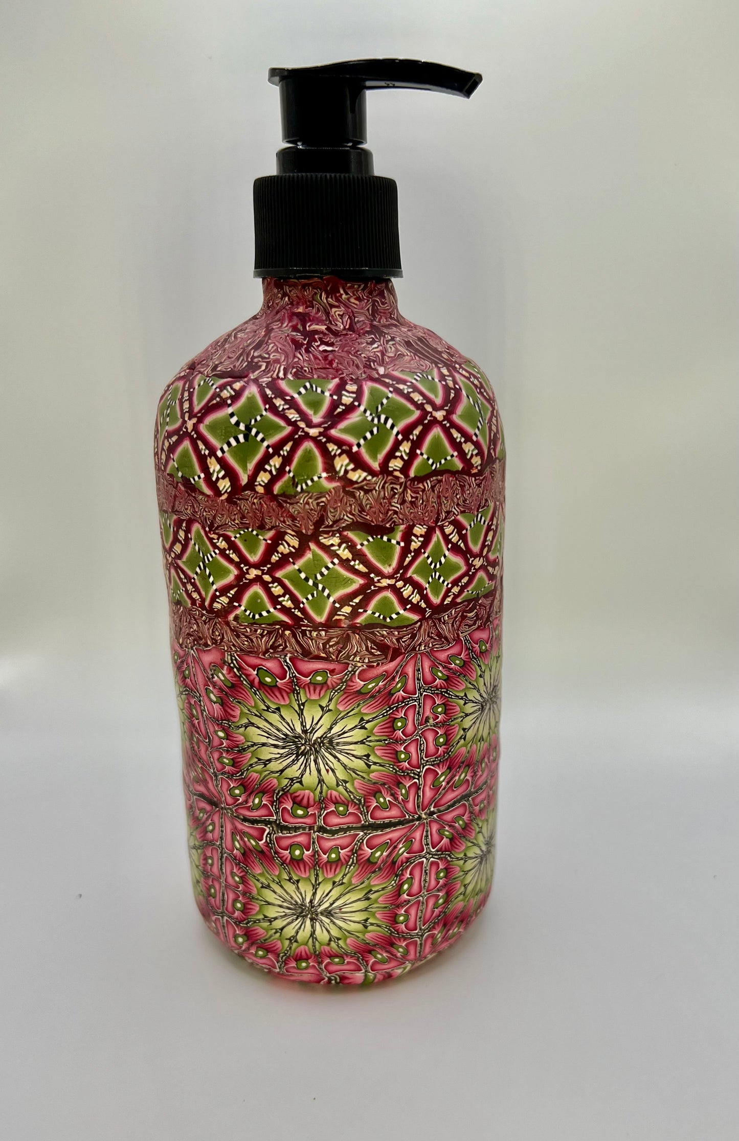 Pink and Olive Geometric