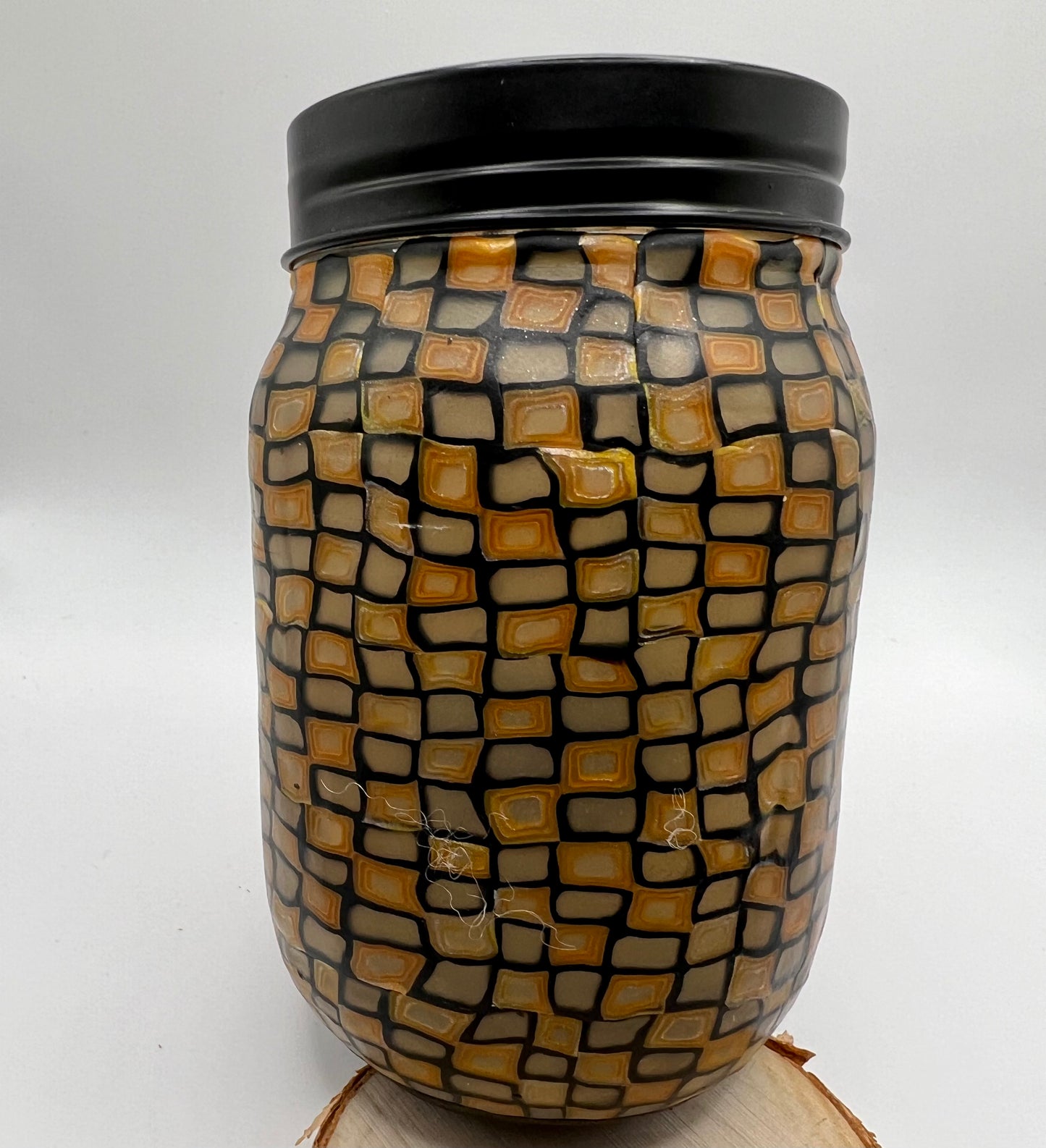 Gold and Orange Cubes